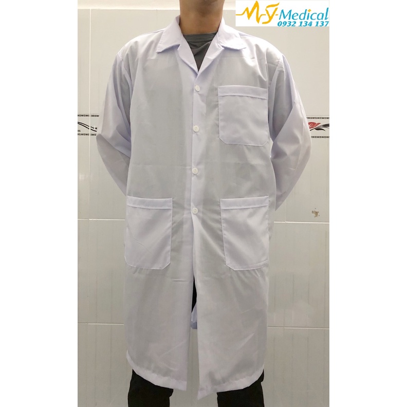 Áo Blouse  Bác Sĩ Tay Dài Nam Nữ