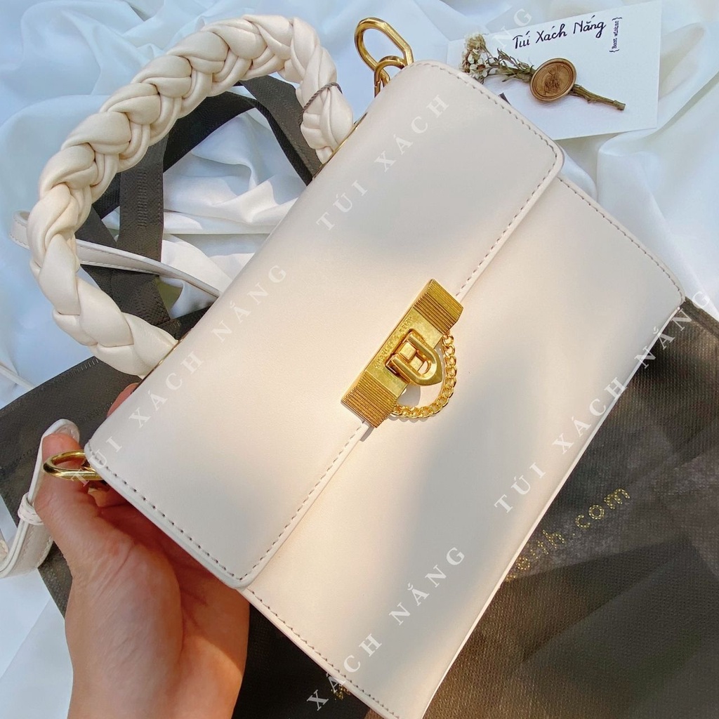 Túi đeo chéo nữ túi CNK Quai Xách Đeo Chéo quai tết CAM BE TÚI XÁCH NẮNG - E12B