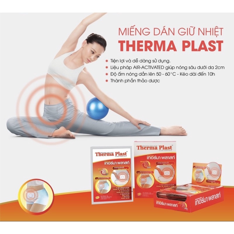 🍃  MIẾNG DÁN THẢO DƯỢC GIẢM ĐAU BỤNG KINH THERMA THÁI LAN 🔥