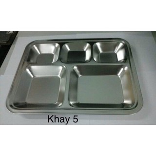 Khay Cơm Phầm inox Việtcook( 4, 5, 6 ngăn)