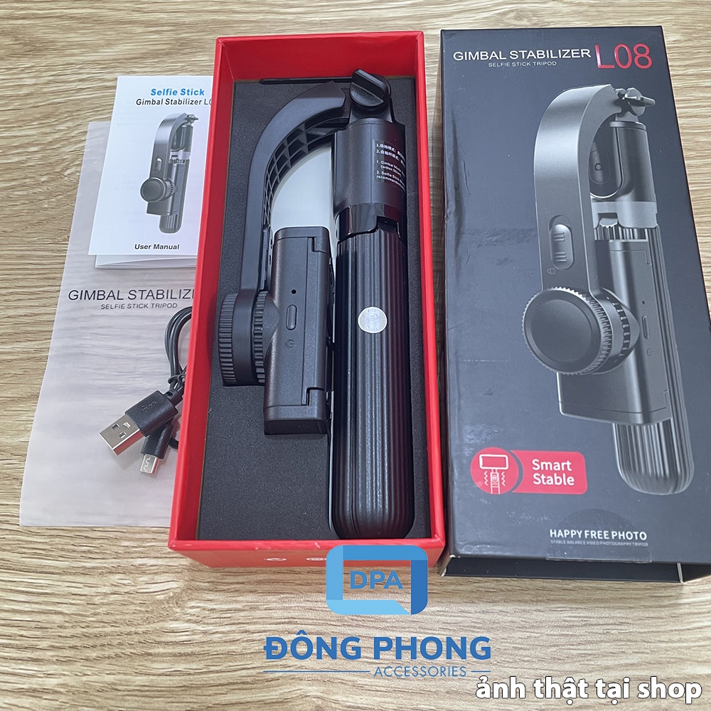 Gậy Chụp Hình Chống Rung Kiêm Gimbal Tripod L08 Chính Hãng