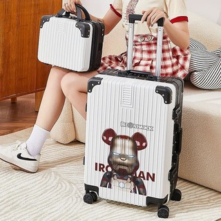Vali gấu bạo lực mới vali khung nhôm nam vali kéo nữ sinh viên mật khẩu vali kéo vali
