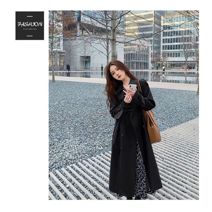 Áo Khoác Nữ Dáng Dài Thời Trang Phong Cách Hàn Quốc