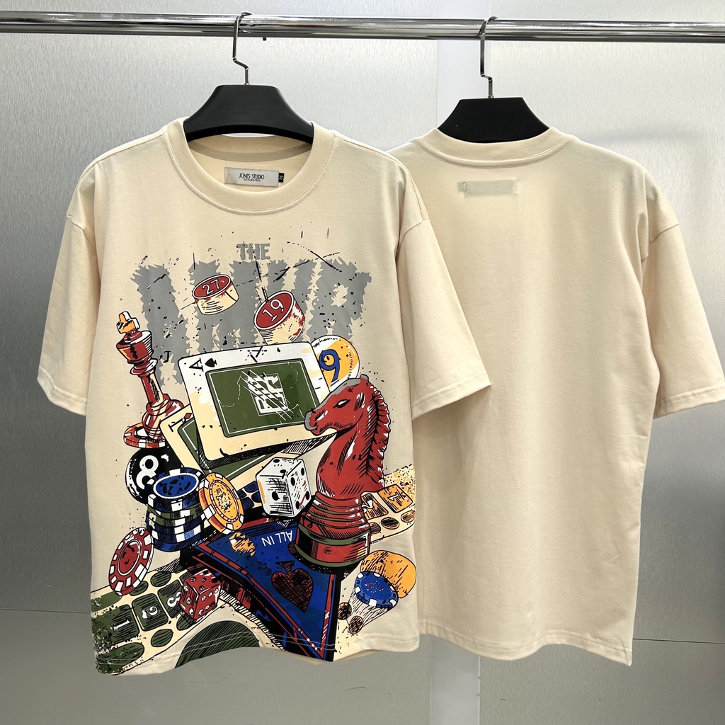 Áo thun KUN SHOP gamble tee áo thun nam nữ oversize from rộng kunshopunisex4