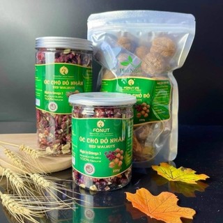 Hạt óc chó đỏ, hạt óc chó tách vỏ, quả óc chó Mỹ nhập khẩu hộp 500gr