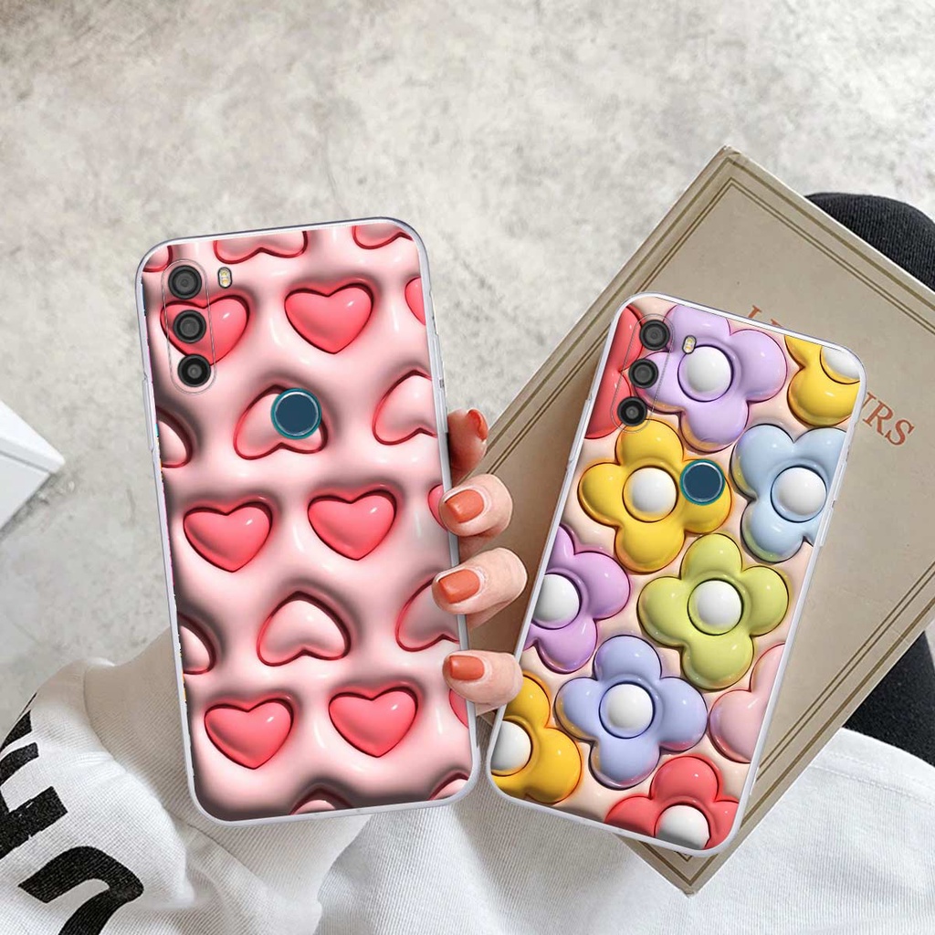 Ốp lưng Vsmart Active 3 in hình trái tim gấu hoa vịt thỏ siêu đáng yêu, ốp rẻ đẹp