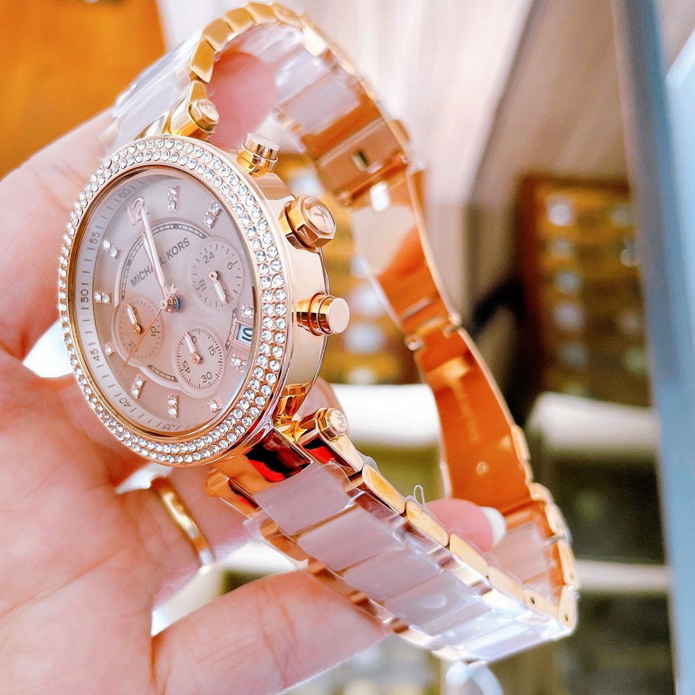 Đồng Hồ Nữ Michael Kors MK5896 Màu Vàng Hồng 39mm