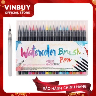 Bộ màu nước cao cấp dạng bút lông 20 bút, tặng 1 bút nước - hàng chính hãng - vinbuy