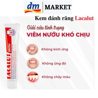 Kem đánh răng LACALUT AKTIV bảo vệ răng chắc khỏe, phòng ngừa chảy máu, tụt lợi,giảm ê buốt răng