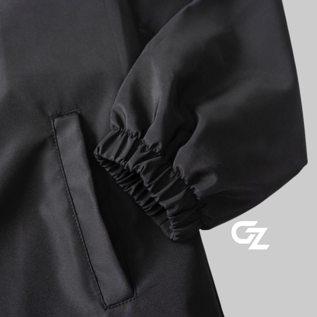 Áo khoác gió Nike black chính hãng đôi nam nữ 2 lớp unisex chất liệu dù cao cấp unisex form rộng brand jacket