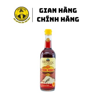 Nước Mắm Phú Quốc Khải Hoàn 520ml chai thủy tinh 43 độ đạm