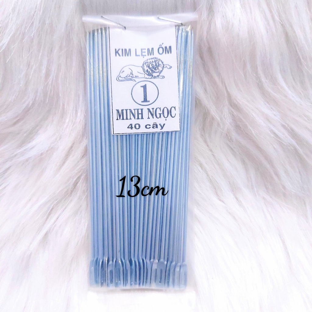 Túi 40 Cây Kim Lẹm May Bao Bì, Phụ Kiện Máy May, Thêu, Vắt Sổ