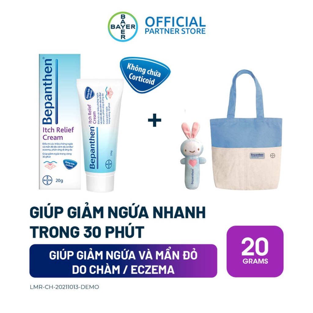 Kem Giảm Ngứa Bepanthen Itch Relief Cream 20G