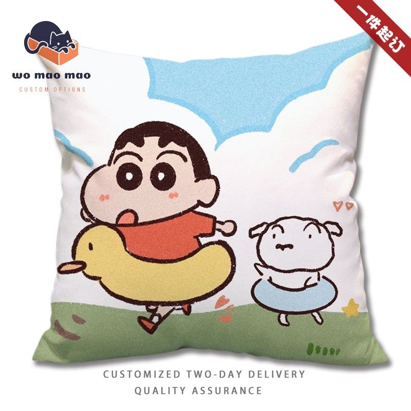Bộ Chăn Gối 3 Trong 1 in Hình Shin-chan Dễ Thương Dùng Làm Quà Tặng Sinh Nhật / Xe Hơi