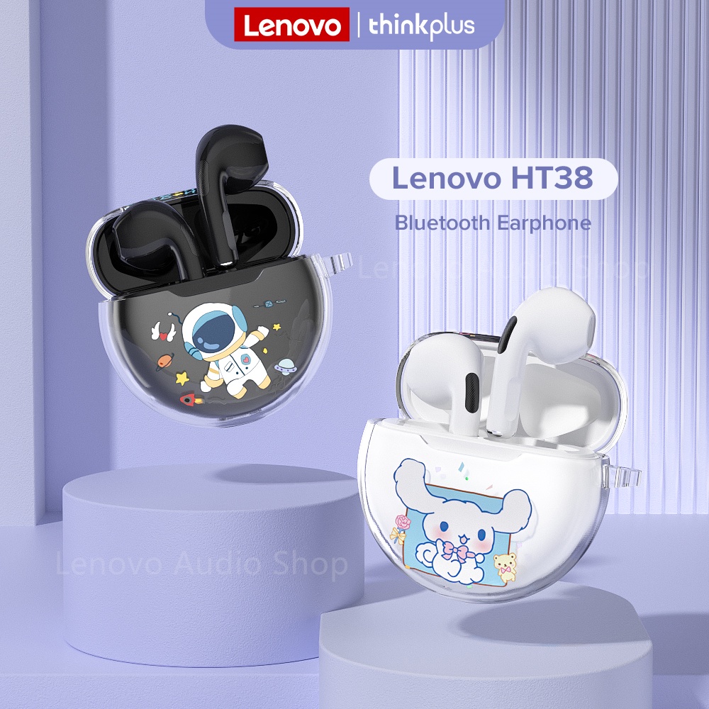 Tai Nghe Bluetooth Lenovo HT38 Âm Thanh Hay Kèm Mic Thoại Ốp