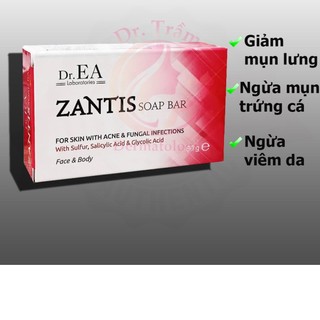 [HCM]ZANTIS SOAP BAR 80G xà phòng y khoa giảm mụn lưng
