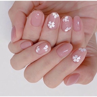 Hũ phụ kiện hoa trang trí móng nail