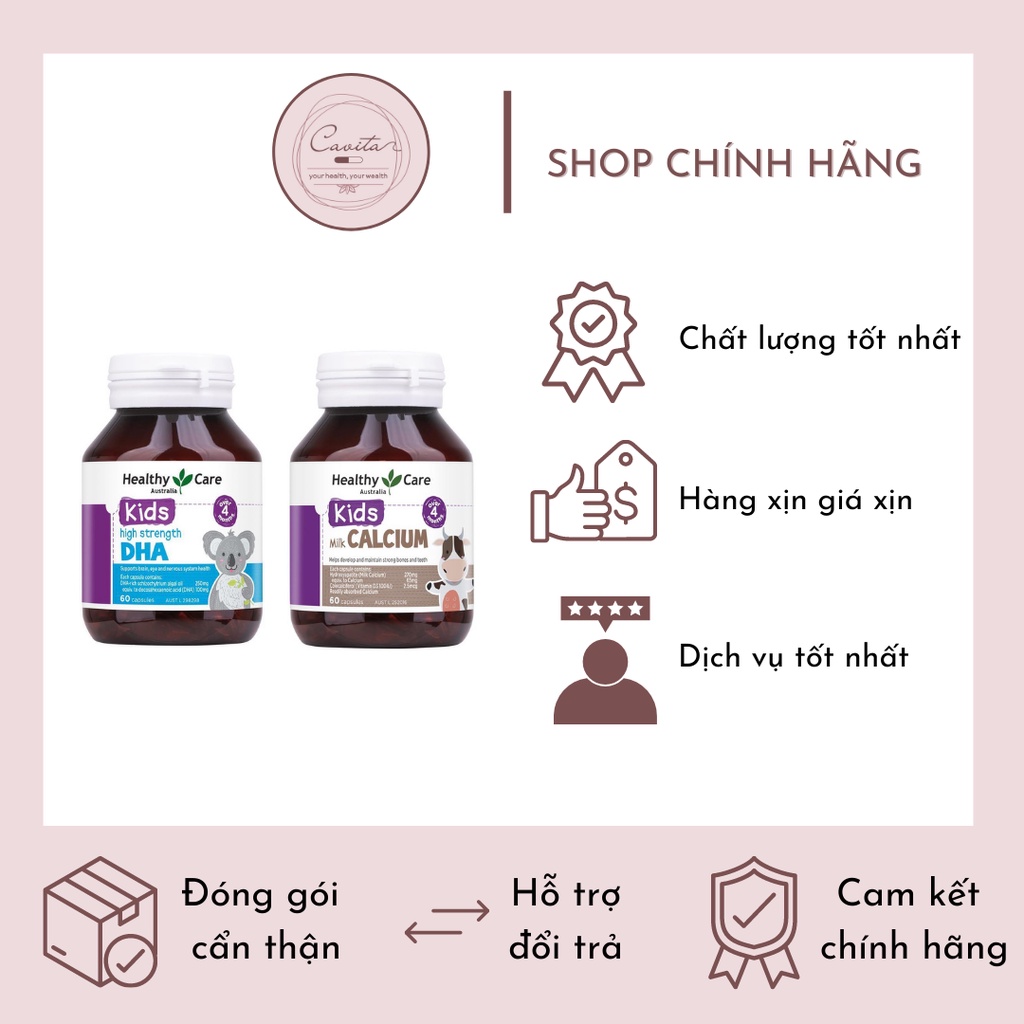Combo dha và canxi cho bé