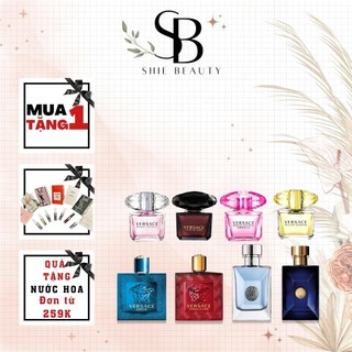 Nước hoa Versace Nữ, Versace Bright Crystal 90ML, Pour Homme 100ML, Hàng chính hãng