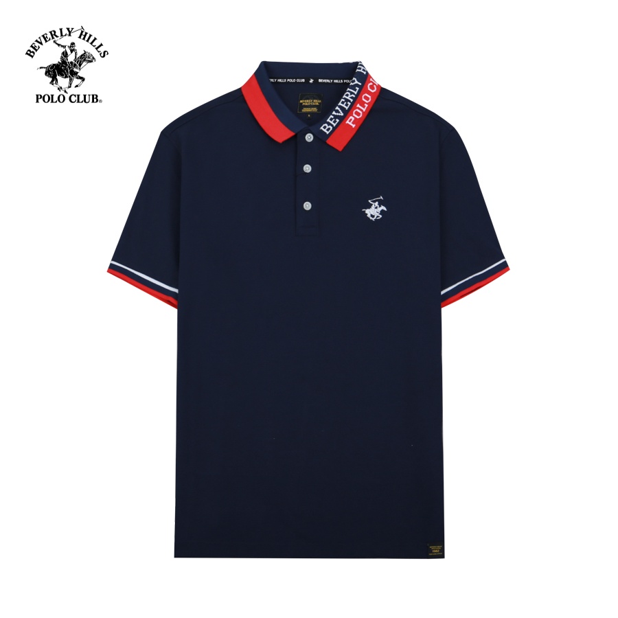 Beverly Hills Polo Club - Áo polo Ngắn tay Nam Slim Fit NV Navy- BHPC PMSSS23TL044