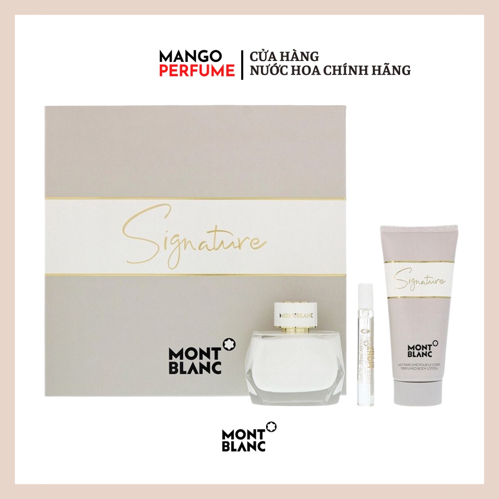 [𝐂𝐇𝐈́𝐍𝐇 𝐇𝐀̃𝐍𝐆] Tách set Nước hoa Nữ 𝐌𝐨𝐧𝐭 𝐁𝐥𝐚𝐧𝐜 𝐒𝐢𝐠𝐧𝐚𝐭𝐮𝐫𝐞 𝐄𝐃𝐏