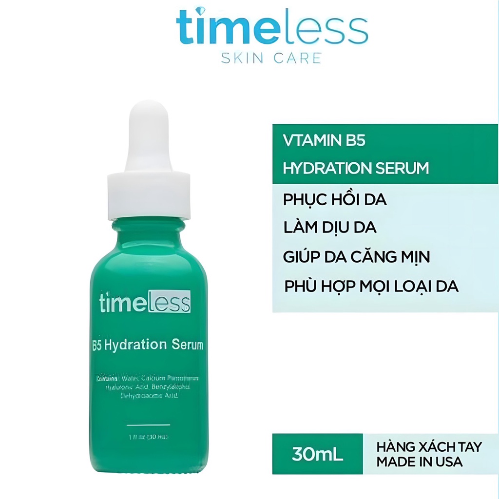 (Bill +Ảnh thật) Tinh Chất Serum Timeless B5 Vitamin B5 + Hyaluronic Acid