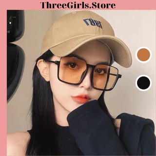Mắt kính mát nữ gọng vuông thời trang, kính râm nữ hottrend chống tia UV cao cấp ThreeGirls.Store