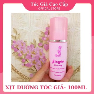 . xịt dưỡng tóc giả 100ml - màu hồng .