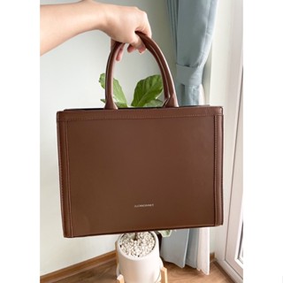 Kèm ảnh thật Túi xách có dây đeo chéo đựng vừa A4, ipad túi công sở dài 31 cao 24