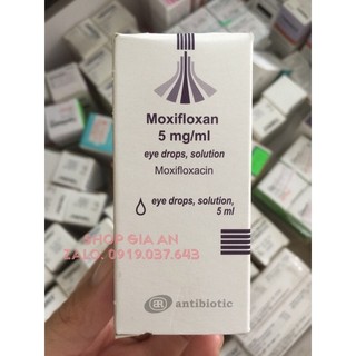 Dung dịch nhỏ mắt moxifloxan, lọ 5ml