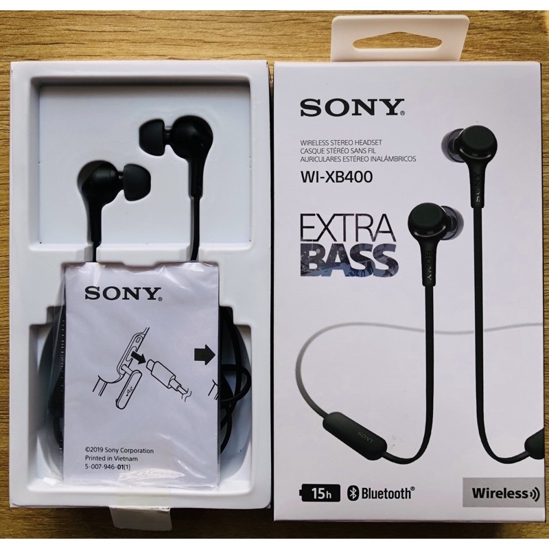 Tai nghe EP Bluetooth Sony WI-XB400  - Hàng Chính Hãng Mới Fullbox
