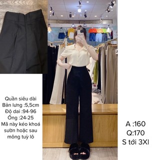 QUẦN ỐNG RỘNG DẠNG DÀI