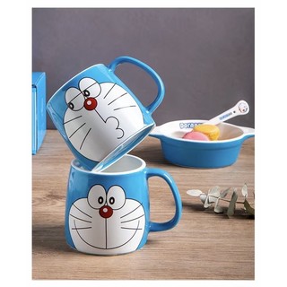 Cốc hình doreamon, cốc cafe doreamon