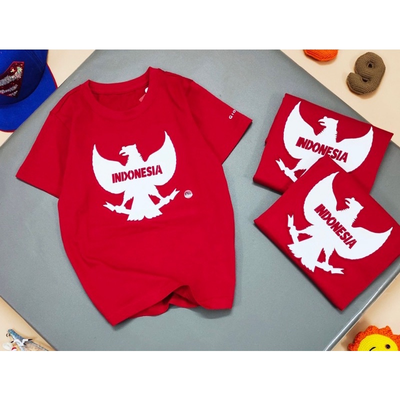 Áo Giordano đỏ cotton hàng xuất xịn-chất vải siêu đẹp size 110-155