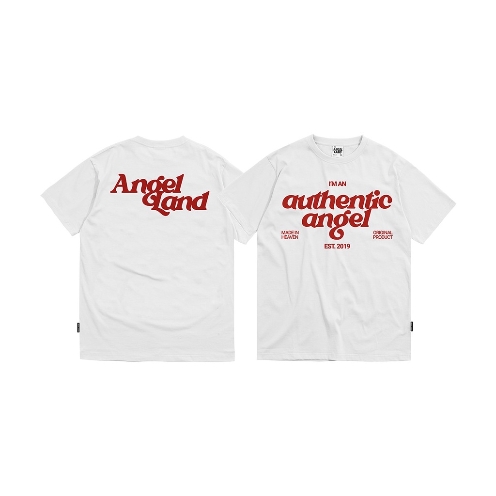 Áo Thun Angel-Land Authentic Angel White - Black T-shirt - AAT