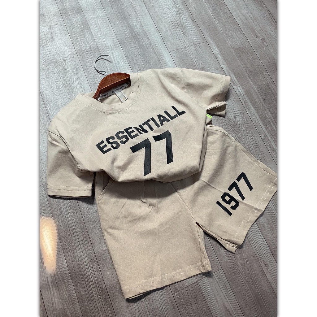 Bộ cotton qccc essentiall 77 bé trai