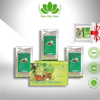 Chè giãn tĩnh mạch thảo mộc gia truyền thảo mộc nam - 1 hộp / 3 gói lớn