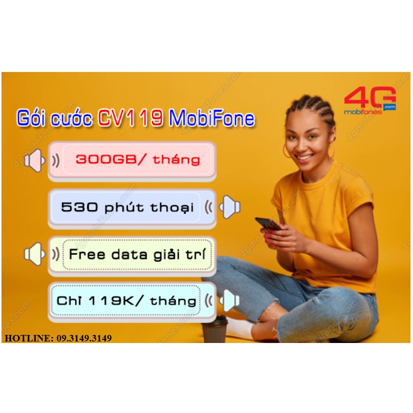 [SIÊU PHẨM] Siêu sim Mobifone FREE data + 535 phút nghe gọi nội ngoại mạng giá cực rẻ giành cho mọi lứa tuổi