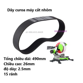 Dây curoa máy cắt nhôm 255mm