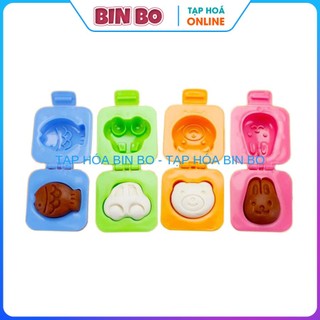 Bộ 4 khuôn cơm hình thú - Bin Bo