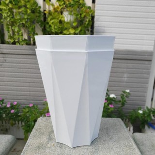 Combo 5 chậu nhựa kim cương size lớn 40*30 dày bóng đẹp