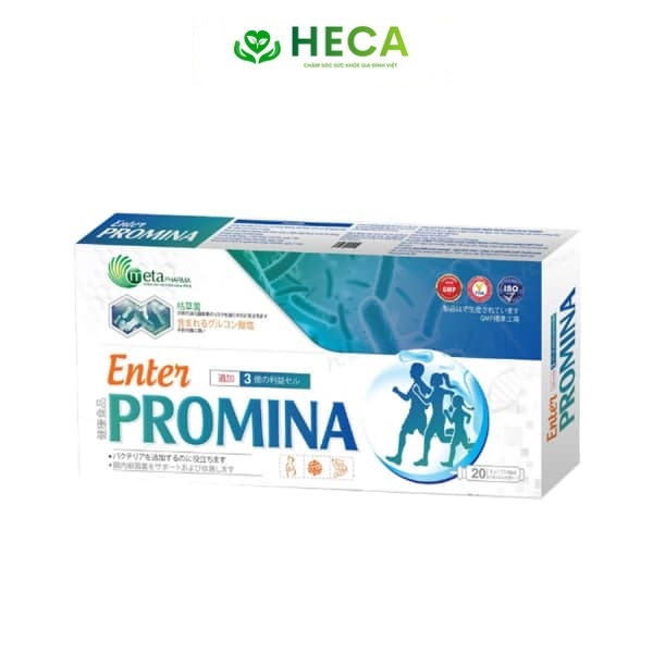 (HECA) Men vi sinh ENTERPROMINA, Cân bằng hệ vi sinh đường ruột, bảo vệ hệ tiêu hoá cho trẻ (hộp 20 ống*10ml)
