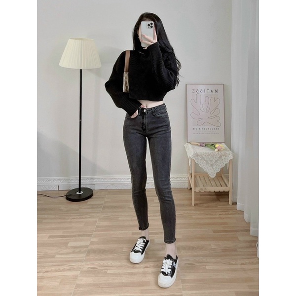 SKINNY MÀU DÀI 93CM CO GIÃN QJ671