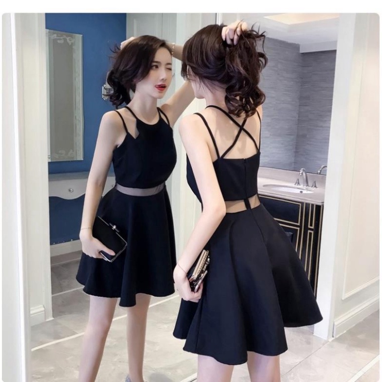 (Fom: <55kg) Phong Cách 2022 Mới Của Phụ Nữ Sexy Phiên Bản Hàn Quốc Váy Ngắn Kiểu Cách Hở Lưng Mảnh Mai JL29 | BigBuy360 - bigbuy360.vn