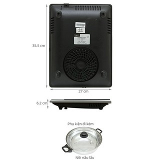Bếp điện từ Midea MI-B2015DE