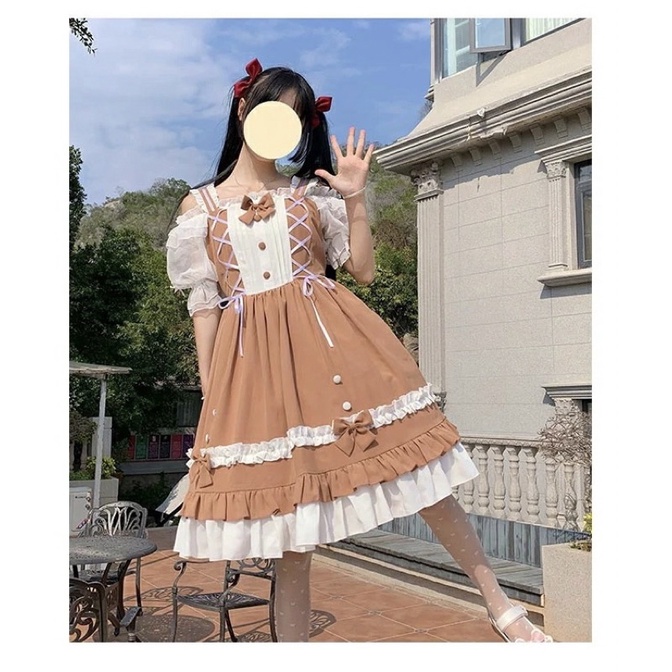 049 Đầm / Váy Lolita "Coffee Milk"