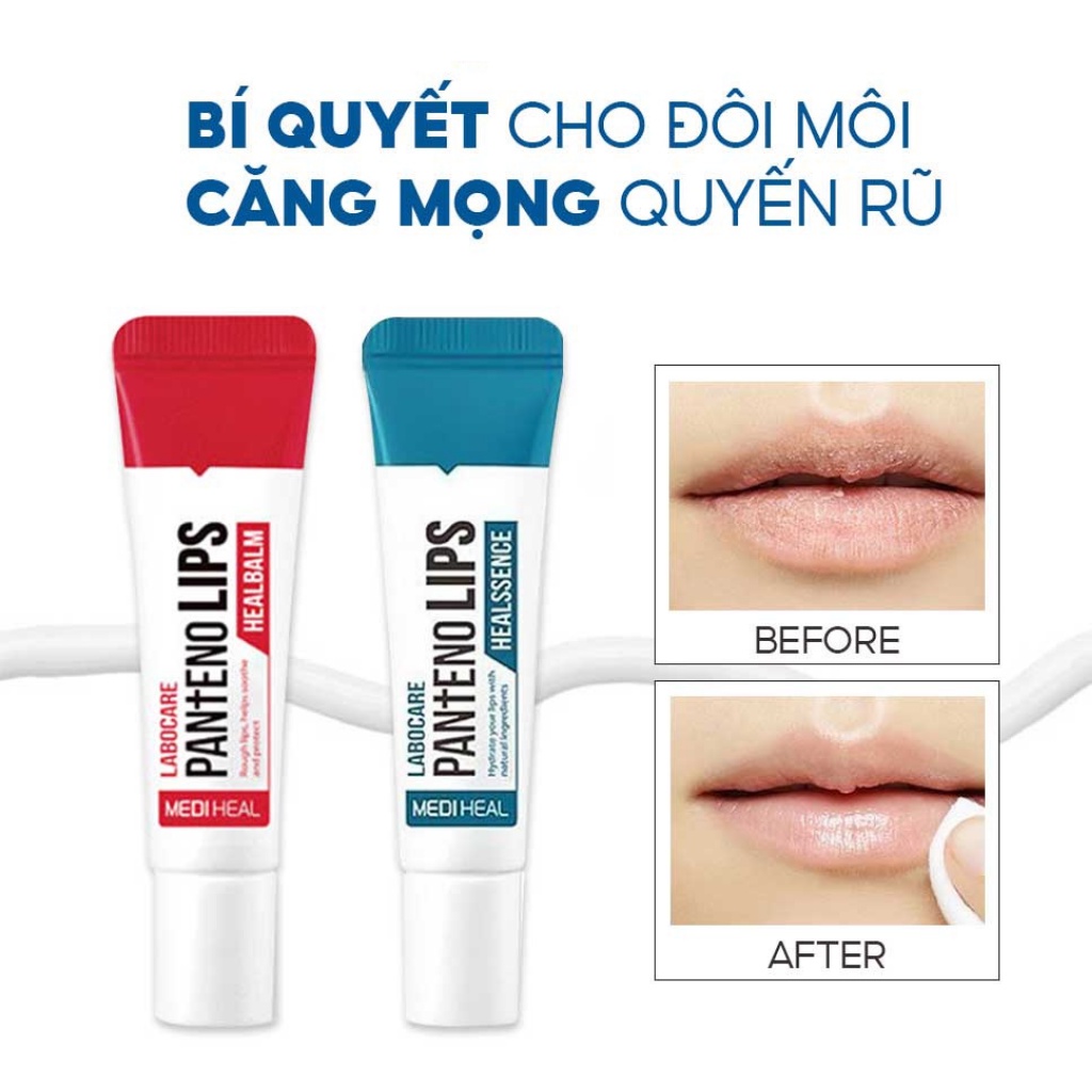 Son dưỡng Mediheal Labocare Panteno Lips chuyên dùng cho môi khô nứt nẻ, thâm, bợt màu, nhợt nhạt 10ml