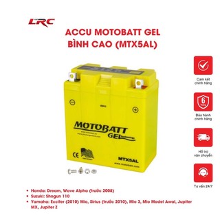 Bình ắc quy motobatt 12v-5ah
