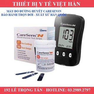 Que thử đường huyết caresensn - máy đo đường huyết caresensn