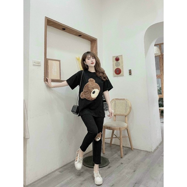 Sét bộ thun dài logo QC cao cấp